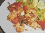 Chicken Saut&eacute; With White Wine and Tomatoes