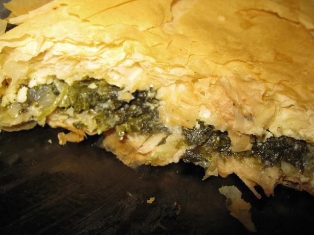 Spinach Pie - Spanakopita. Photo by threeovens