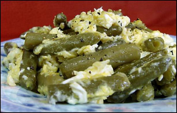 Scrambled Green Beans. Photo by Kitty Z