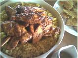 Grilled Moroccan Chicken With Curried Couscous