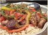 Turkey Sausage and Bell Peppers Weight Watchers Style