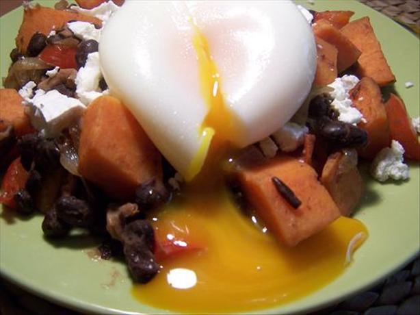 Sweet Potato & Black Bean Hash. Photo by Moor Driver