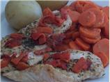 Light Chicken and Capsicum (For the BBQ, Grill or Oven)