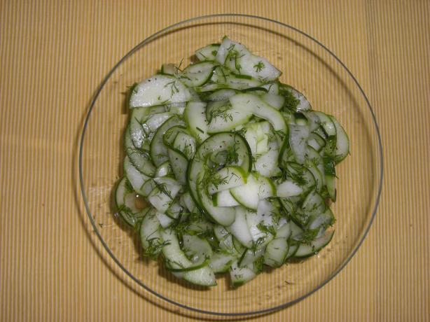 Sweet and Sour Cucumber Dill Salad. Photo by Naoko V