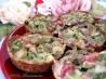 Cookie Crusted Rhubarb Bars