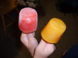 Frozen Fruit Nectar Popsicles