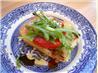 Toasted Tomato Salad With Blue Cheese and Rocket. Recipe by CulinaryQueen
