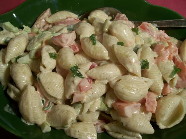 Macaroni Salad (Dinosaur BBQ). Photo by Sharon123