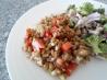 Mediterranean Barley Salad. Recipe by MathMom.calif