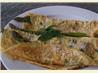Asparagus  Omelette Wraps