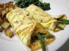 Asparagus  Omelette Wraps