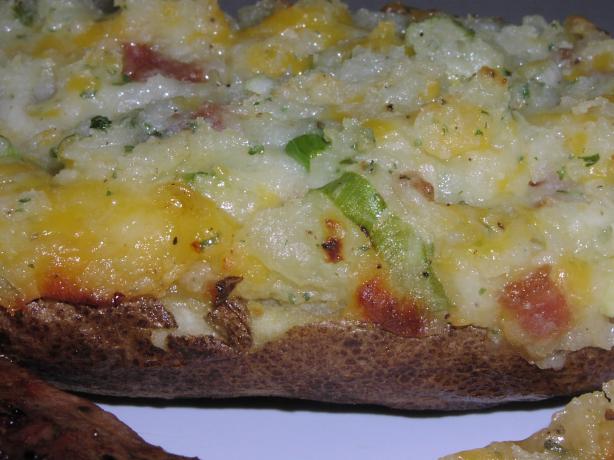 Bacon Cheddar Ranch Stuffed Baked Potatoes. Photo by TeresaS