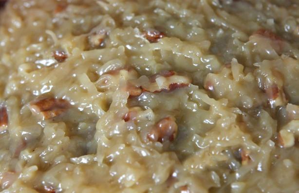 German Chocolate Icing. Photo by Meghan Williams