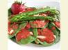 Spinach-Asparagus Salad With Strawberry Dressing