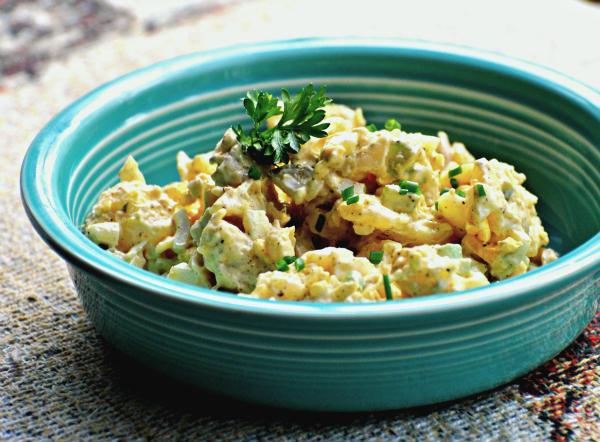 Susan's Dill Pickle Potato Salad. Photo by Andi of Longmeadow Farm