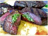 Grilled California Pesto-Stuffed Steaks