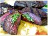 Grilled California Pesto-Stuffed Steaks