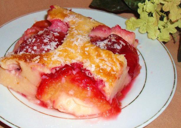 Easy Peasy Plum Clafouti!. Photo by Um Safia