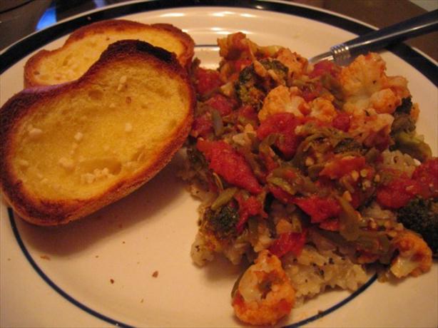 Vegan Italian-Style Wild Rice and Vegetables. Photo by tendollarwine