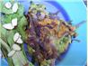Onion and Fresh Herb Omelet With Mixed Greens. Recipe by Mama2boys