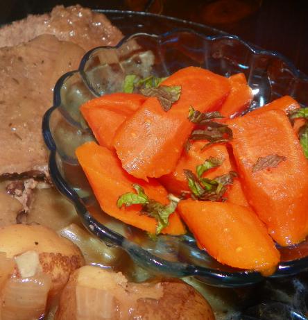 Glazed Carrots (Carottes Vichy). Photo by Baby Kato