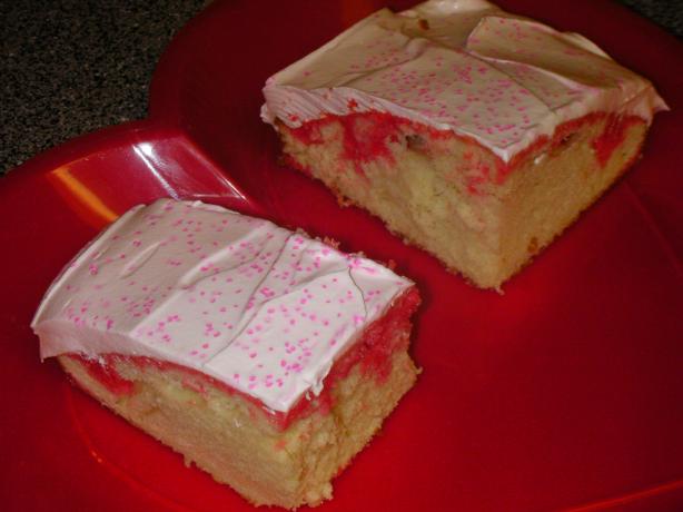 Cherry Pie Poke Cake. Photo by Cassandra's Kitchen