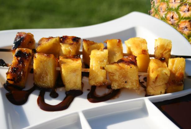 Caramelized Pineapple With Hot Chocolate Sauce. Photo by **Tinkerbell**