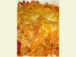Cheesy Baked Fettuccine With Bacon