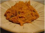Spicy Mashed Sweet Potatoes With Raisins
