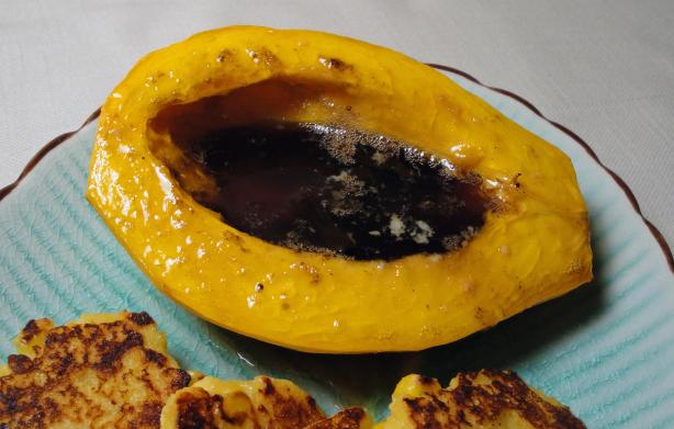 Baked Papaya. Photo by Debbwl