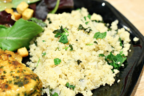 Couscous With Herbs and Lemon. Photo by CulinaryExplorer