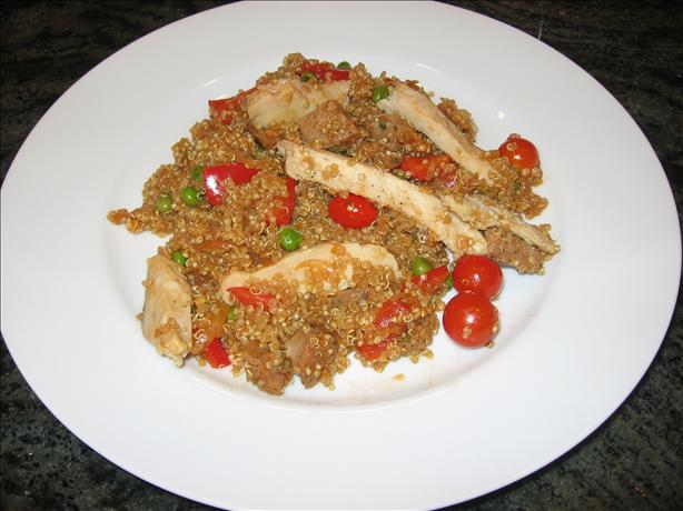 Shrimp, Sausage and Quinoa Jambalaya. Photo by Maito