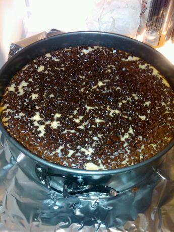 Chocolate Chip Cheesecake With Oreo Cookie Crust. Photo by tbendel