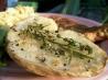 Roasted Potato Halves With Herb Sprigs. Recipe by Chef Kate