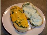 Spinach Garlic Bread