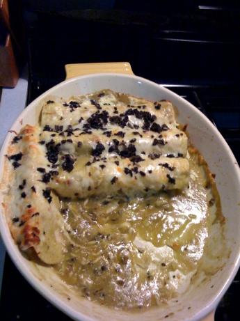 Chicken Chile Verde Enchiladas. Photo by Chef #1522598