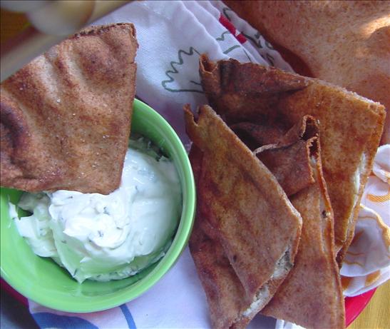 Onion and Chive Pitas. Photo by jonesies