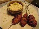 Spicy Beef Koftas With Chickpea Puree