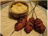 Spicy Beef Koftas With Chickpea Puree