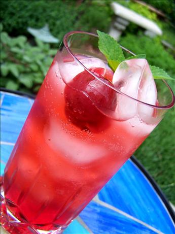 Sour Cherry Syrup. Photo by Rita~