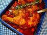 Chicken With Sweet Peppers and Tomato. Recipe by Zurie