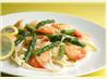 Garlic Shrimp With Asparagus and Lemon