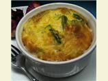 Low Fat Cheese and Asparagus Souffl&eacute;
