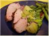 V's Grilled Jerk Pork Tenderloin and Pineapple Mango-Kiwi Salsa