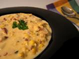 Creamy Corn & Bacon Chowder for Two