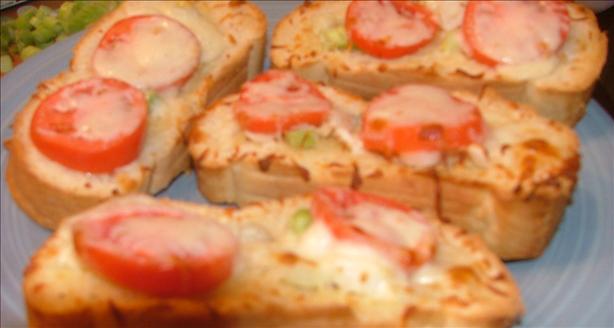 Mozzarella Crostini. Photo by Lvs2Cook