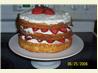 English North Country Strawberries and Cream Courting Cake. Recipe by French Tart