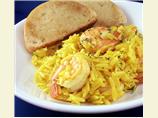 Shrimp With Saffron Orzo
