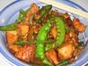 Salmon and Snow Pea Stir Fry