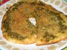 Toasted Flat Bread With Pesto. Recipe by Vicki in CT